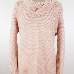 Calvin Klein Pink Sweater, Knitted Turtleneck